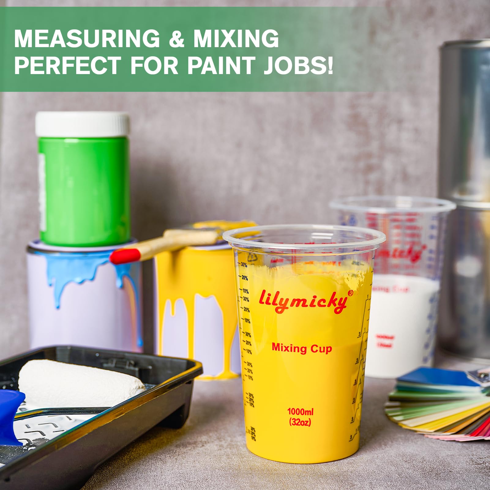 Lilymicky cups with a stable base prevent tipping during busy workflows.