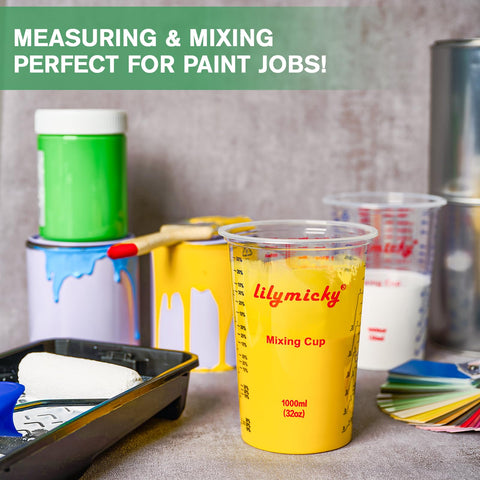 Lilymicky cups with a stable base prevent tipping during busy workflows.