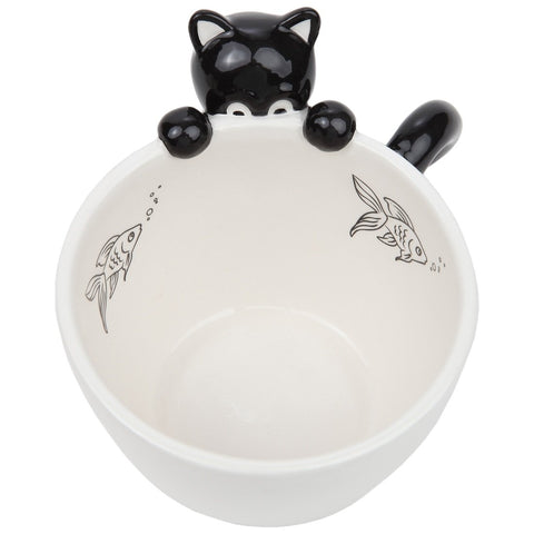 Lily's Home cat-handle-tail mug offers a comfy grip for hot beverages.