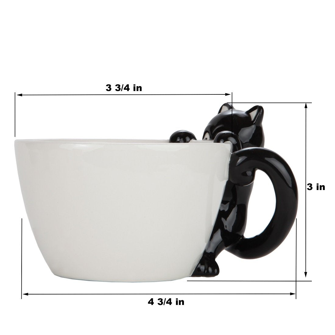 Lily's Home cute cat mug makes a charming gift for cat lovers.