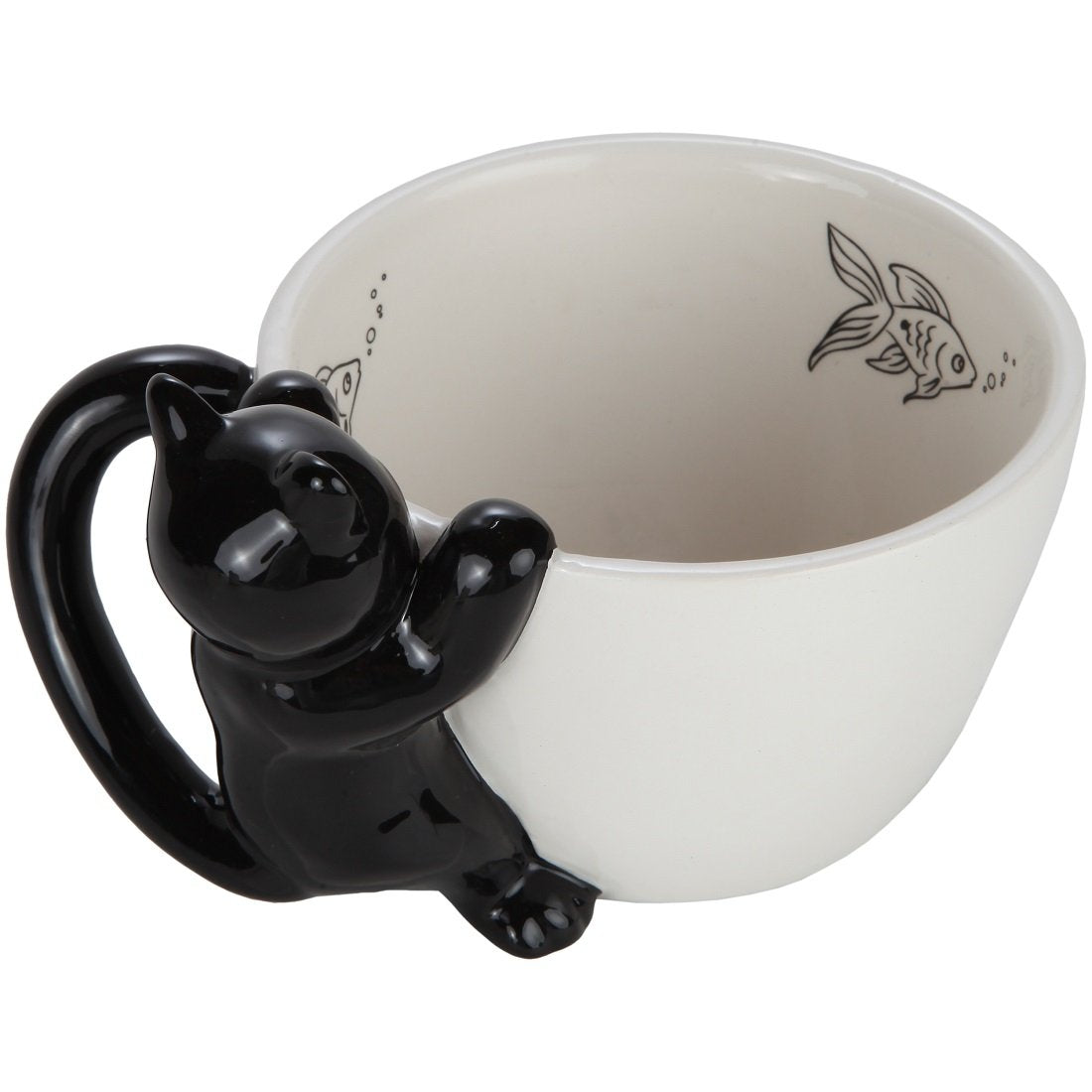 Lily's Home 9oz mug features inside goldfish illustration for whimsy.