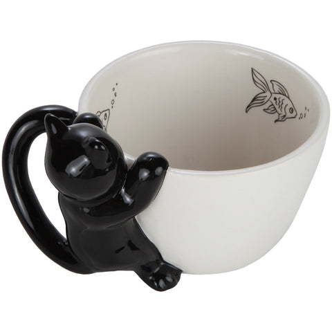 Lily's Home 9oz mug features inside goldfish illustration for whimsy.