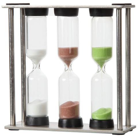 Lily's Home brushed steel design makes a stylish gift timer.