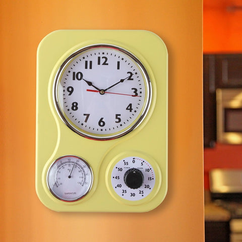Lily's Home quartz-accurate-timekeeping ensures reliable time in busy spaces.