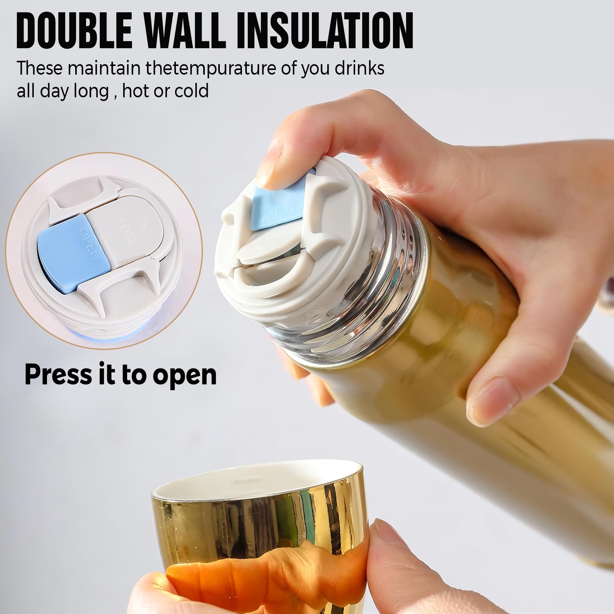 Limima vacuum-insulated tumbler preserves beverage temperature for hours on duty.