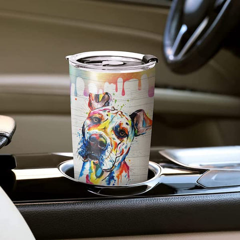 Limima Pitbull Tumbler with double-wall insulation preserves hot or cold drinks.