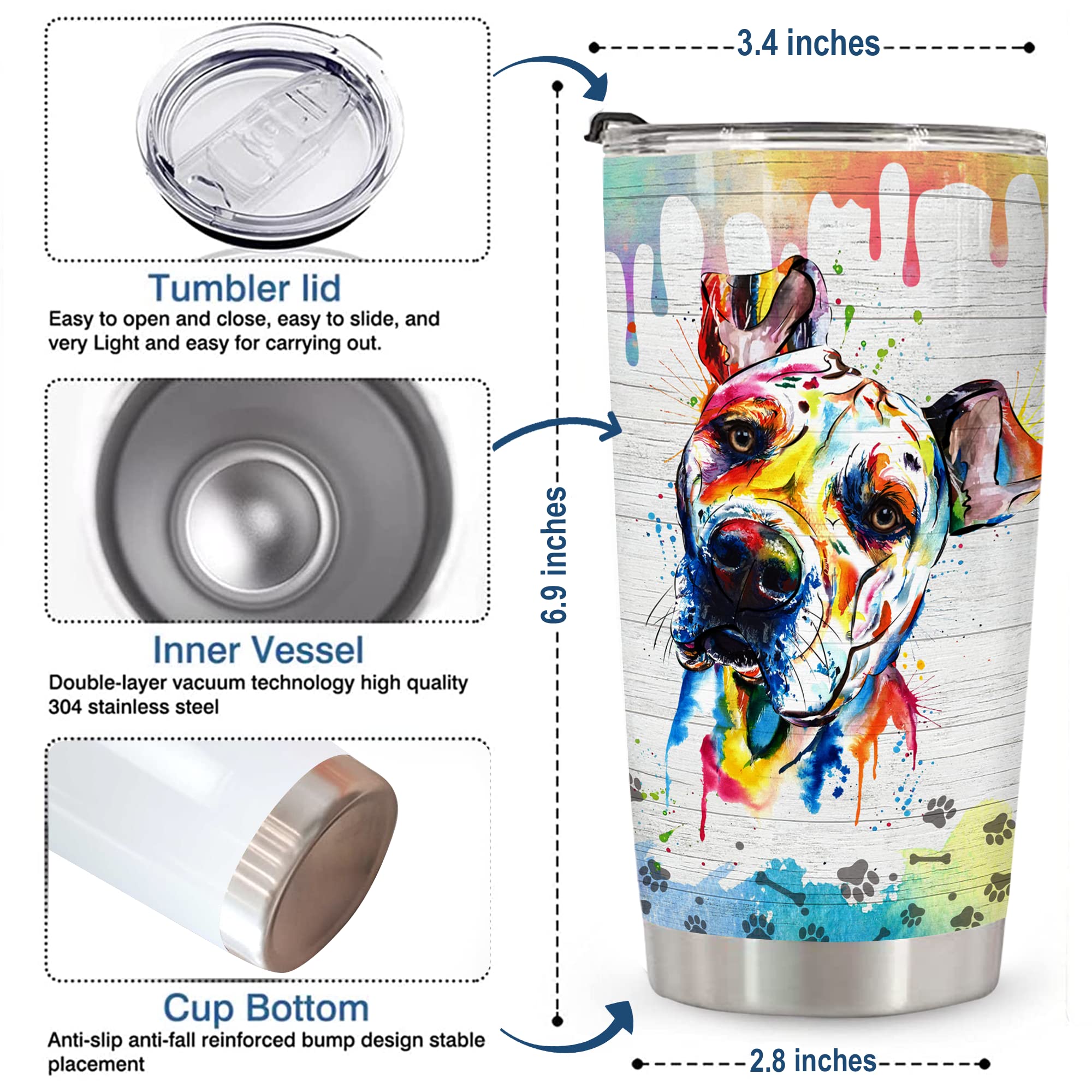 Limima Pitbull Tumbler with magnetic lid for easy pouring and sipping.