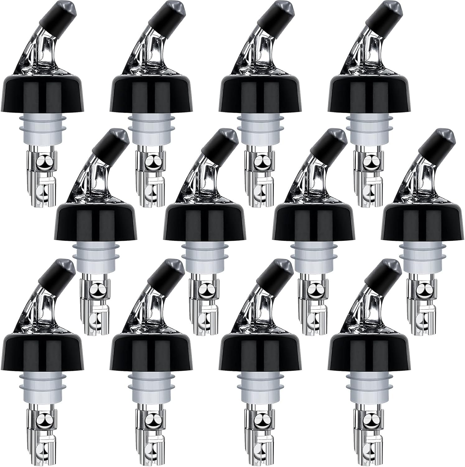 LINALL automatic measure pourer on bottle delivers precise 1 oz pours for cocktails.