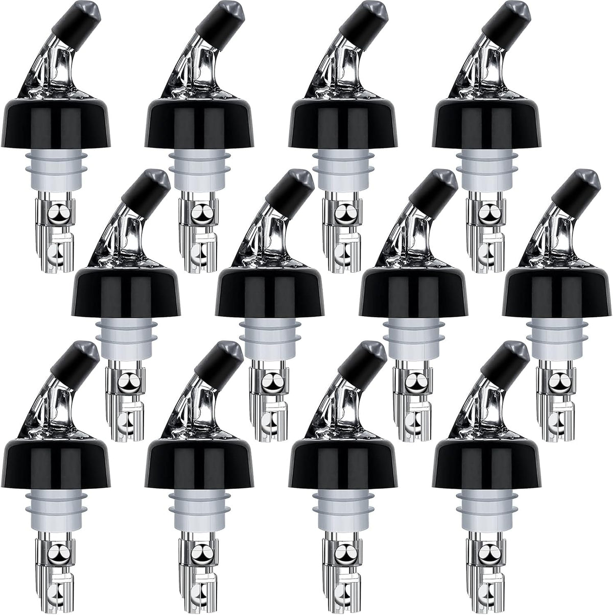 LINALL automatic measure pourer on bottle delivers precise 1 oz pours for cocktails.