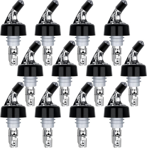 LINALL automatic measure pourer on bottle delivers precise 1 oz pours for cocktails.
