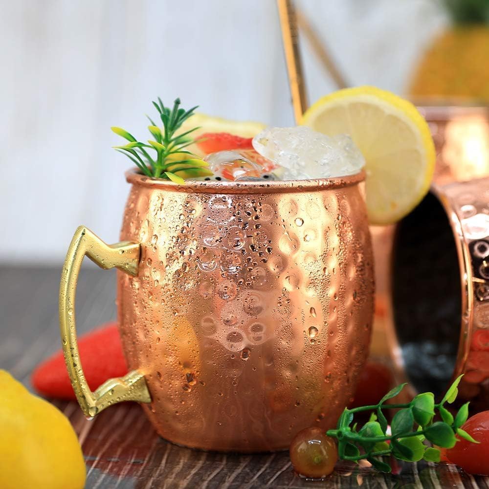 LINALL copper mug gift box showcases ready-to-gift set for parties.