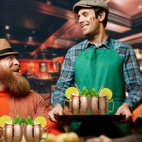 LINALL Moscow Mule mugs in a stylish gift packaging for gifting.