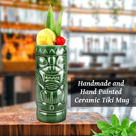 LINALL tiki mugs for home bar decoration and conversation-starting cocktail service