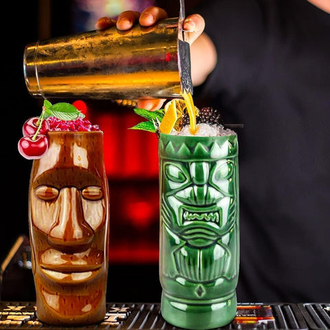 LINALL tropical party drinkware enhances themed gatherings with island aesthetics