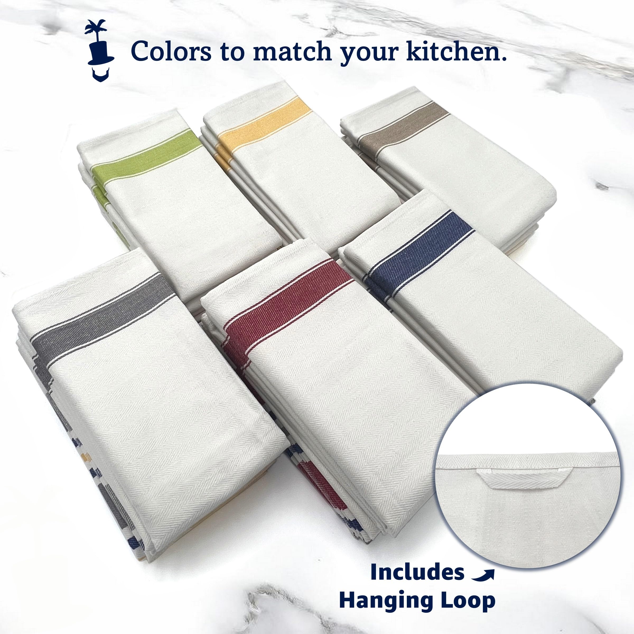 Lincoln & Palm machine-washable towels for frequent kitchen tasks