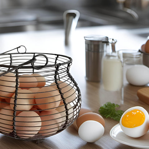 LINCOUNTRY ventilated wire design keeps eggs organized and fresh