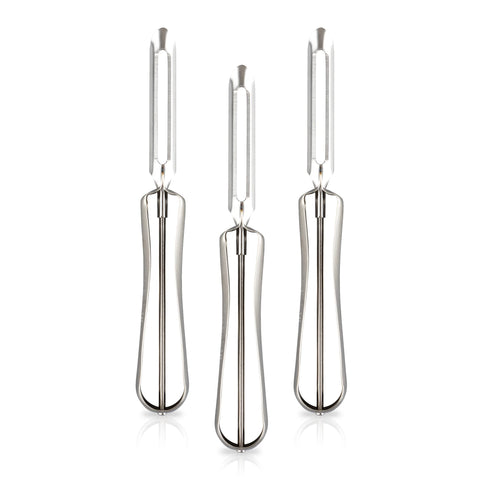 Linden Sweden Jonas peeler with ergonomic handle for comfortable, controlled peeling.