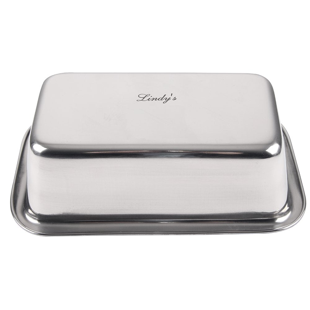 Lindy's loaf pan is dishwasher safe for quick, hassle-free cleanup.