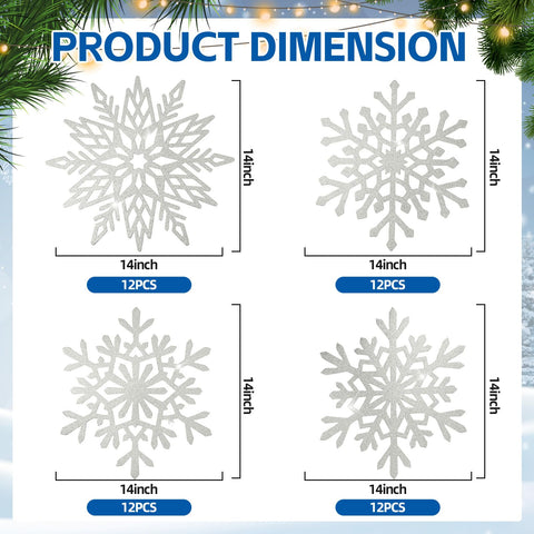 Lingringdcy snowflake placemats in gold pattern for festive mix and match