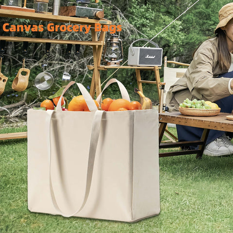 LINICE natural unbleached canvas bag, no logos, chemical-free feel.