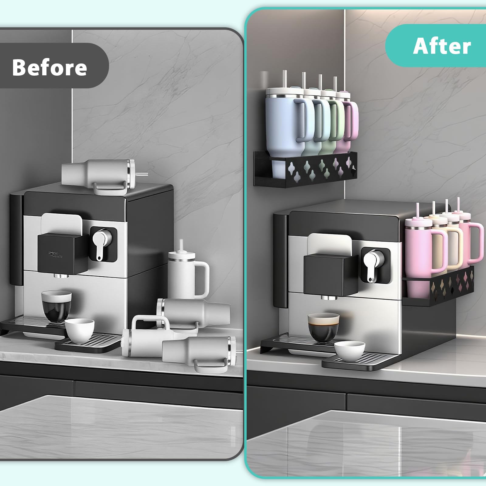 Linidcoud adhesive mounting option enables versatile placement on fridge doors or cabinets.