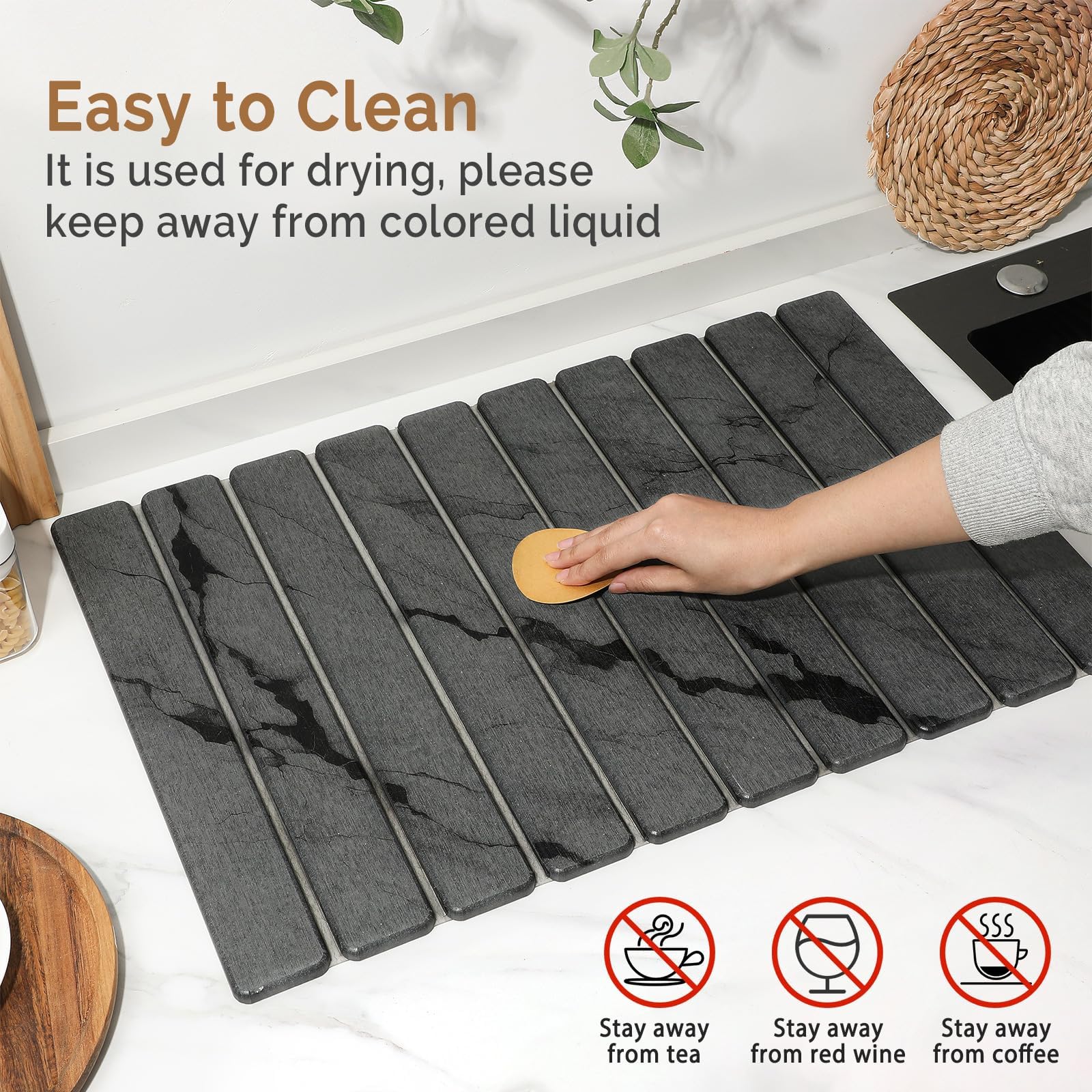 Linidcoud sanding tool included helps refresh the mat edges.