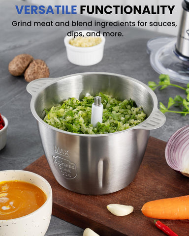 LINKChef dishwasher-safe bowl enables easy cleanup