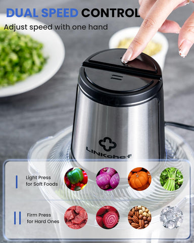 LinkChef dishwasher-safe parts simplify cleanup after cooking.