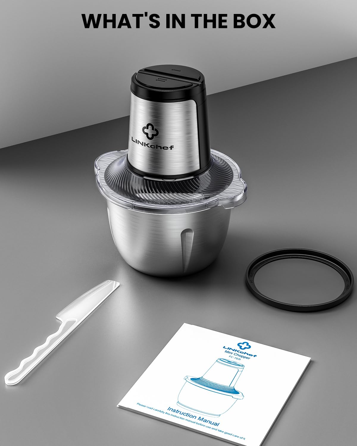 LinkChef versatile daily helper for chopping, mixing, and pureeing at home.