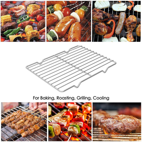 Linkidea disposable-pan-compatible rack fits standard trays for easy roasting and cooling.