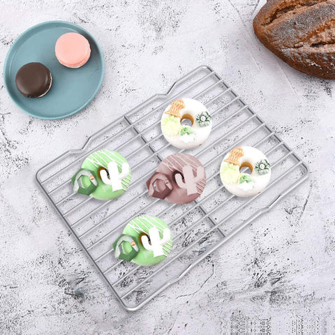 Linkidea two-pack rack set adds versatility for baking, roasting, and cooling tasks.