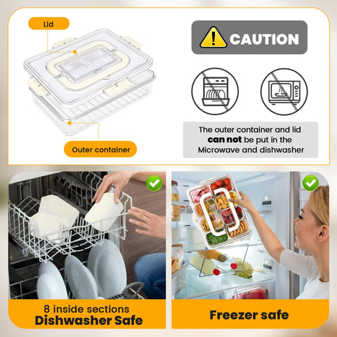 Linn'sCollection portable snack organizer ideal for picnics and trips.