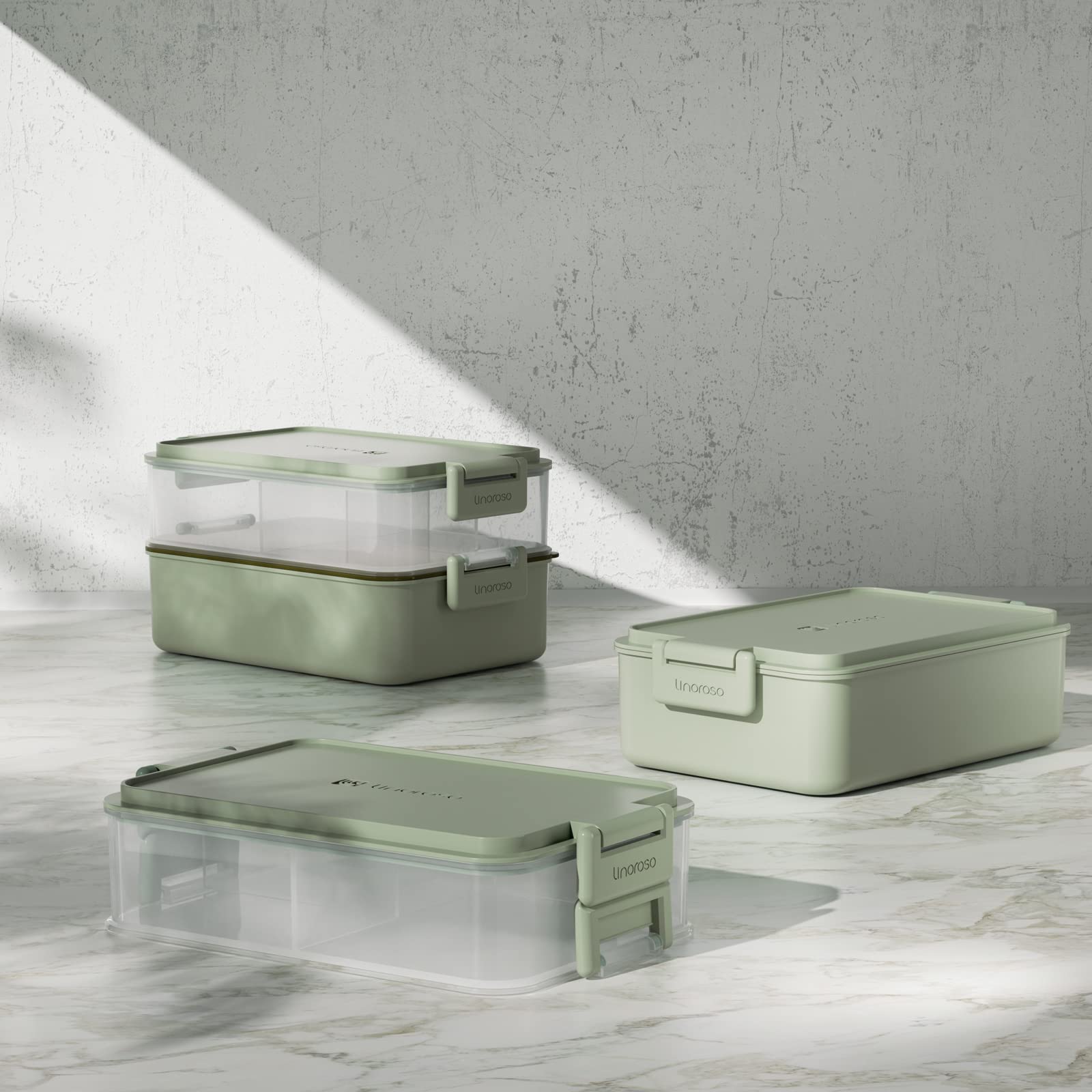 Linoroso bento box color varieties offer stylish lunchtime options.