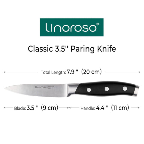 Linoroso Classic paring knife gift box ready for gifting.