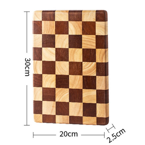 Linwnil non-slip base keeps the board steady while chopping.