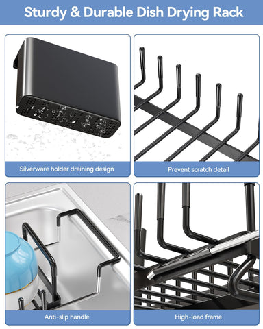 LIONONLY sleek black finish complements modern kitchens.