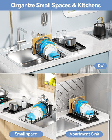 LIONONLY compact rack fits small spaces like apartments or RVs.