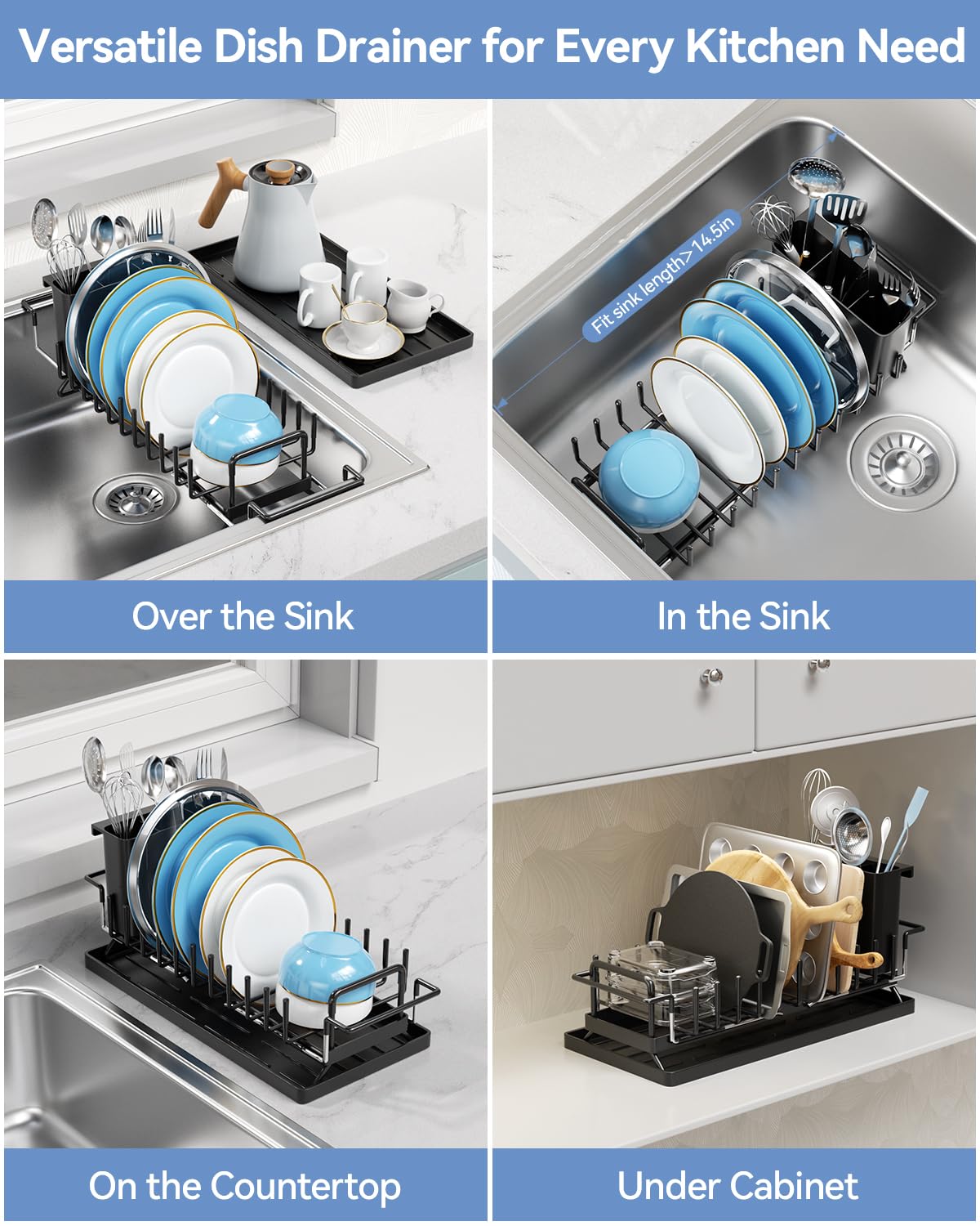 LIONONLY silicone drying mat catches drips and serves as a drying tray.