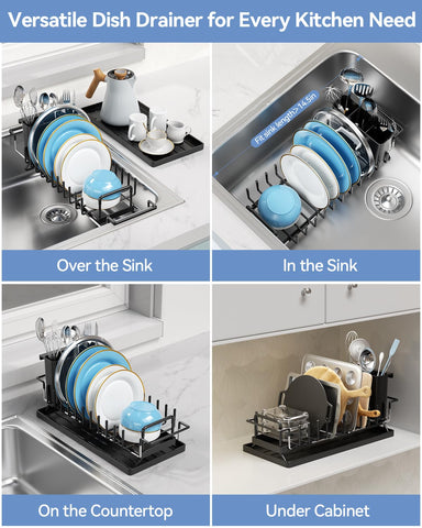 LIONONLY silicone drying mat catches drips and serves as a drying tray.