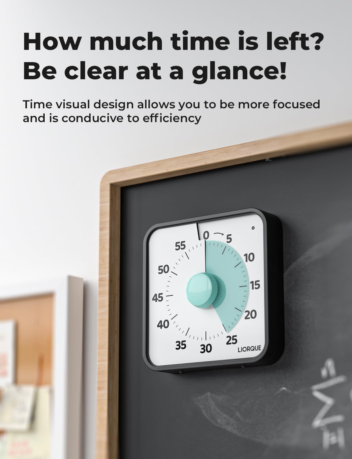 LIORQUE no-ticking timer keeps work uninterrupted