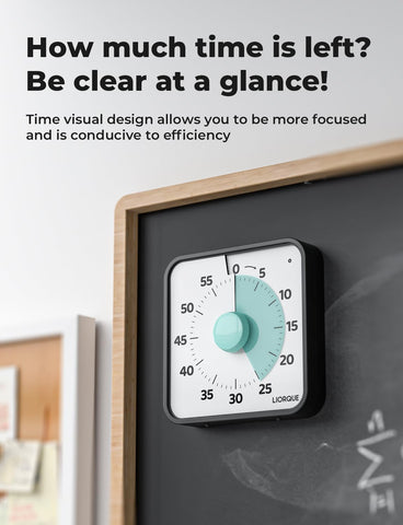 LIORQUE no-ticking timer keeps work uninterrupted