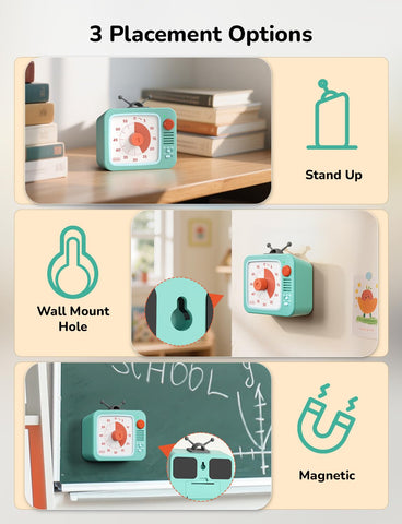 LIORQUE Visual Timer visual countdown supports group games and study sessions