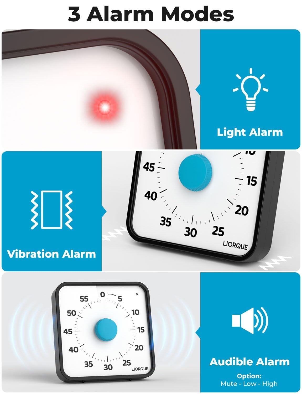 LIORQUE timer in kitchen use for precise recipe timing