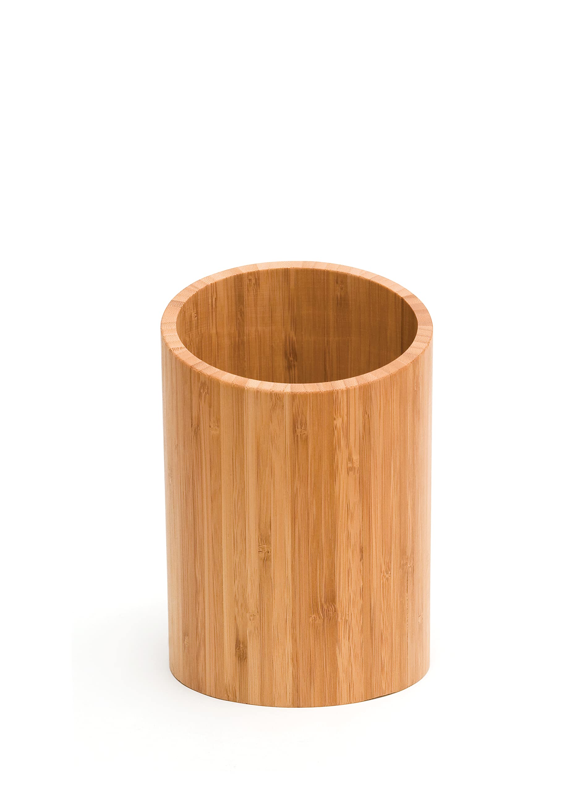 Lipper International 8827 bamboo tool holder top view showing interior access
