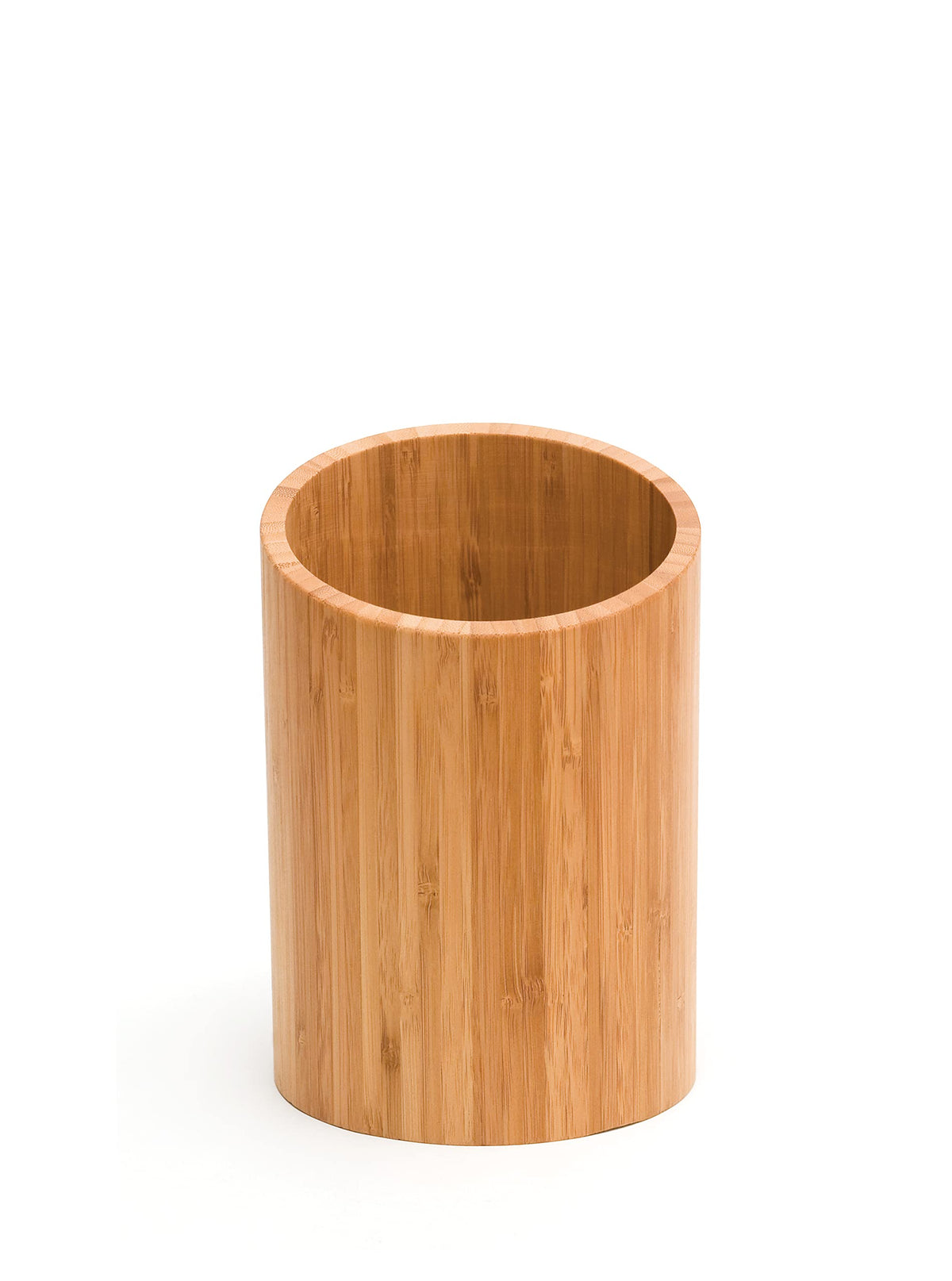 Lipper International 8827 bamboo tool holder top view showing interior access