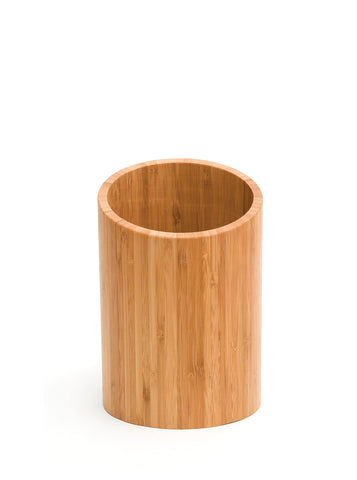 Lipper International 8827 bamboo tool holder top view showing interior access