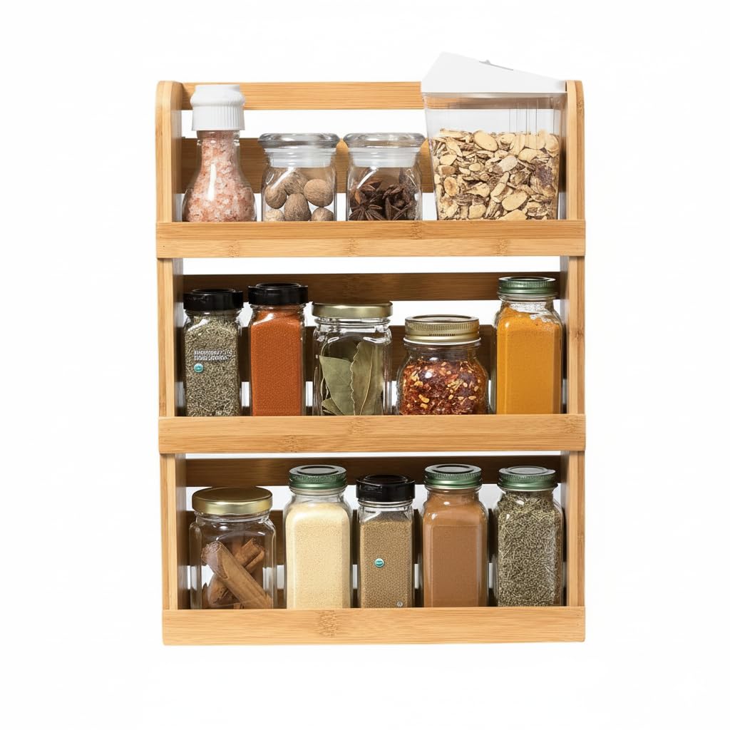 Lipper International 8840 bamboo rack close-up highlights durable, sustainable material.