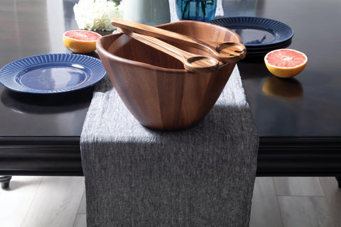 Lipper International Acacia Wave Bowl packaging communicates durable kitchenware.
