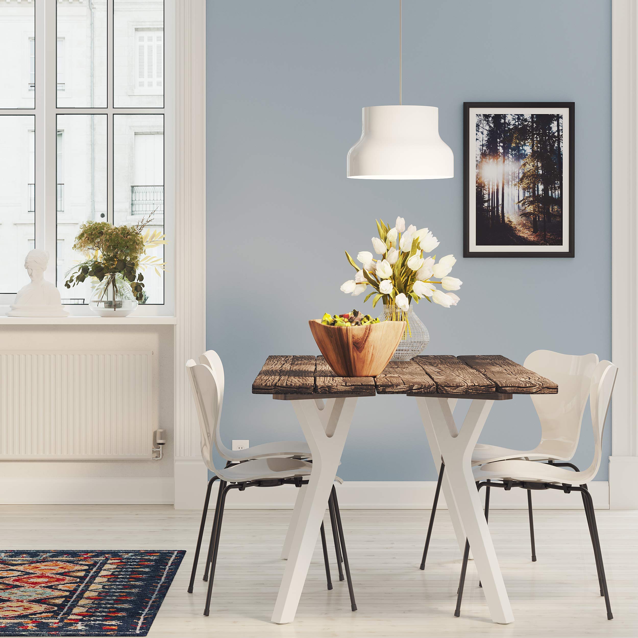 Lipper International acacia wood bowl on tabletop shows handcrafted appeal.