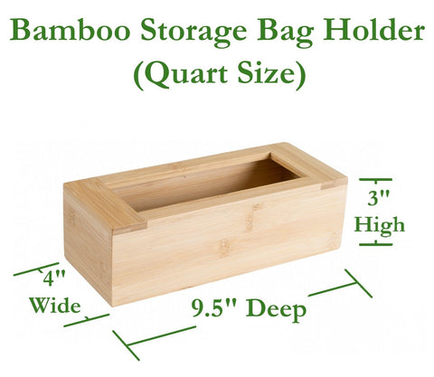 Lipper International bamboo drawer organizer for bags streamlines lunch prep and pantry neatness.